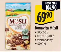 Albert Bonavita Müsli nabídka