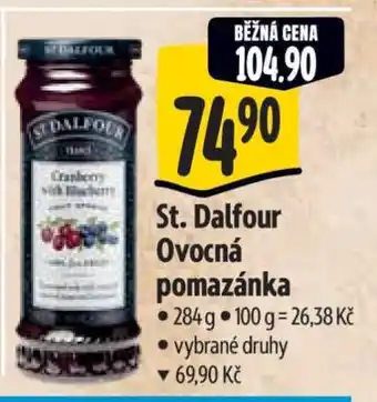 Albert St. Dalfour ovocná pomazánka nabídka