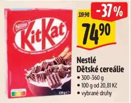Albert Nestlé Dětské cereálie nabídka