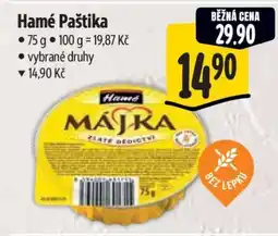Albert Hamé paštika nabídka