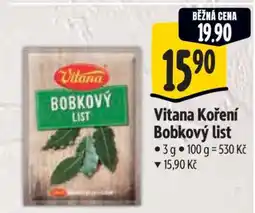 Albert Vitana Koření Bobkový list nabídka