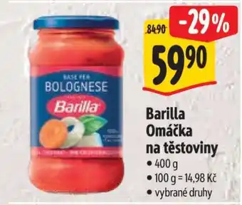 Albert Barilla Omáčka na těstoviny nabídka