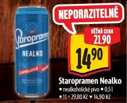 Albert Staropramen Nealko nabídka