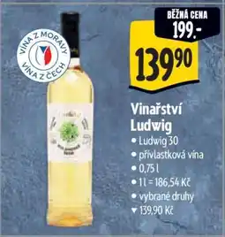 Albert Vinařství Ludwig nabídka