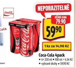 Albert Coca-Cola 4pack nabídka
