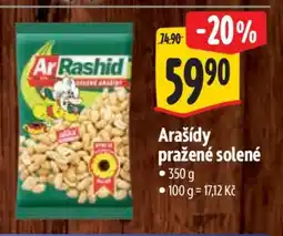 Albert Arašídy pražené solené nabídka