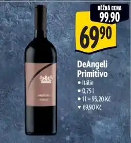 Albert DeAngeli Primitivo nabídka
