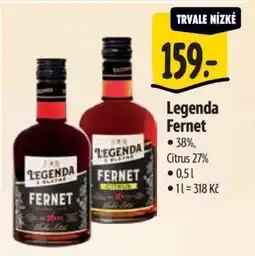 Albert Legenda Fernet nabídka