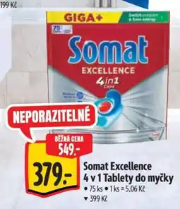 Albert Somat Excellence 4 v 1 Tablety do myčky nabídka