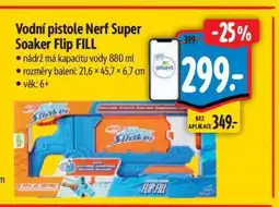 Albert Vodní pistole Nerf Super Soaker Flip Fill nabídka