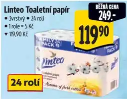 Albert Linteo toaletní papír nabídka