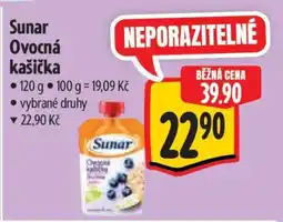 Albert Sunar ovocná kašička nabídka