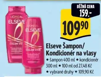 Albert Elseve Šampon, Kondicionér na vlasy nabídka
