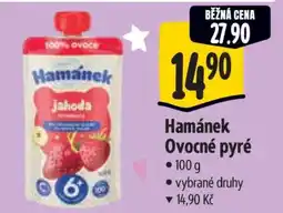 Albert Hamánek ovocné pyré nabídka