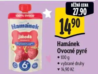 Albert Hamánek ovocné pyré nabídka