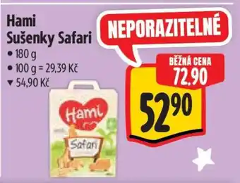 Albert Hami sušenky Safari nabídka