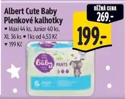Albert Albert Cute Baby Plenkové kalhotky nabídka