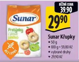 Albert Sunar křupky nabídka