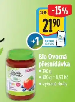 Albert Bio Ovocná přesnídávka nabídka