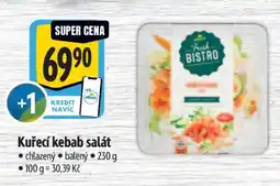 Albert Kuřecí kebab salát nabídka