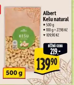 Albert Albert Kešu natural • nabídka