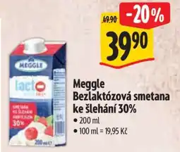 Albert Meggle Bezlaktózová smetana ke šlehání 30% nabídka