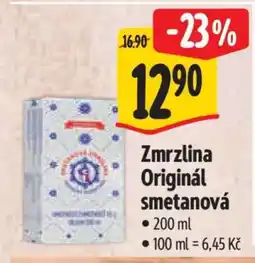Albert Zmrzlina Originál smetanová nabídka