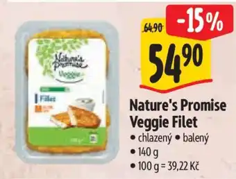 Albert Nature's Promise Veggie Filet nabídka
