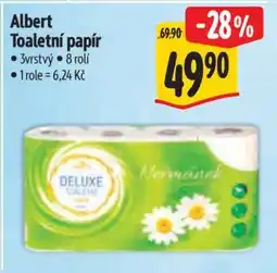 Albert Albert Toaletní papír nabídka