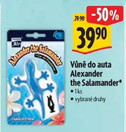 Albert Vůně do auta Alexander the Salamander nabídka