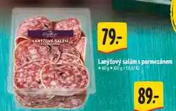 Albert Lanyžový salám s parmezánem nabídka