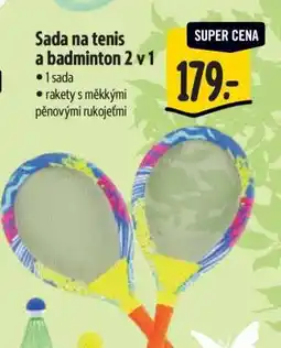 Albert Sada na tenis a badminton 2 v 1 nabídka