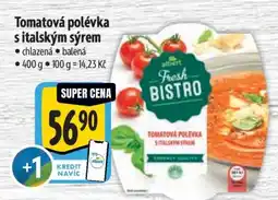 Albert Tomatová polévka s italským sýrem nabídka