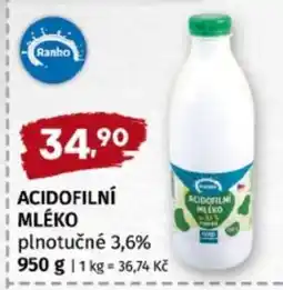 Terno Acidofilní mléko nabídka