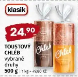 Terno TOUSTOVÝ CHLÉB vybrané druhy nabídka