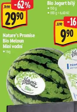 Albert Nature's Promise Bio Meloun Mini vodní nabídka