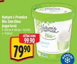 Albert Nature's Promise Bio Zmrzlina jogurtová nabídka