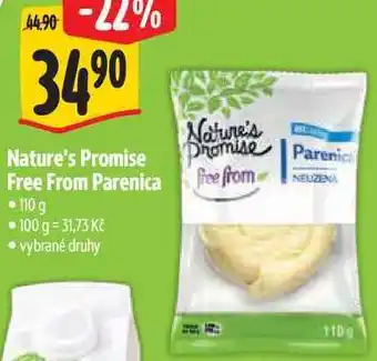 Albert Nature's Promise Free From Parenica nabídka