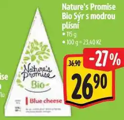 Albert Nature's Promise Bio Sýr s modrou plísní nabídka