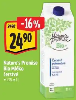 Albert Nature's Promise Bio Mléko čerstvé 1,5% nabídka