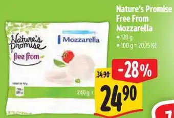 Albert Nature's Promise Free From Mozzarella nabídka