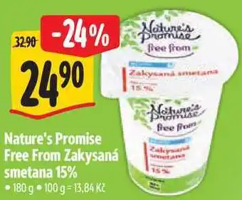 Albert Nature's Promise Free From Zakysaná smetana 15% nabídka