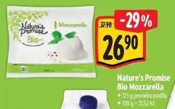 Albert Nature's Promise Bio Mozzarella nabídka