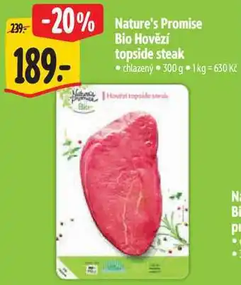 Albert Nature's Promise Bio Hovězí topside steak nabídka