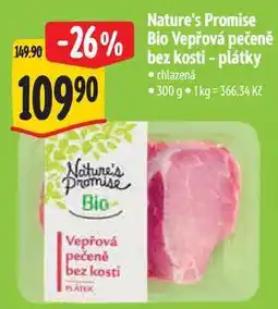 Albert Nature's Promise Bio Vepřová pečeně bez kosti - plátky nabídka