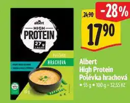 Albert Albert High Protein Polévka hrachová nabídka