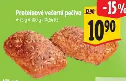 Albert Proteinové večerní pečivo nabídka