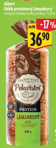 Albert Albert Chléb proteinový lámankový nabídka