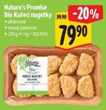 Albert Nature's Promise Bio Kuřecí nugetky nabídka