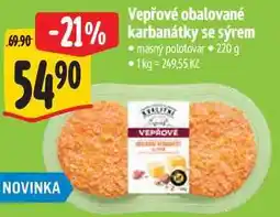 Albert Vepřové obalované karbanátky se sýrem nabídka